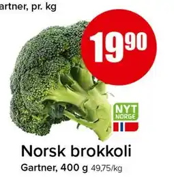 Spar Norsk brokkoli tilbud