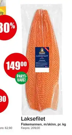 Spar Laksefilet tilbud
