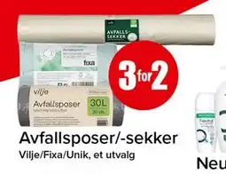 Spar Avfallsposer/-sekker tilbud