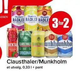 Spar Clausthaler/Munkholm tilbud