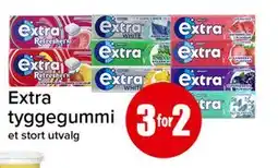 Spar Extra tyggegummi tilbud