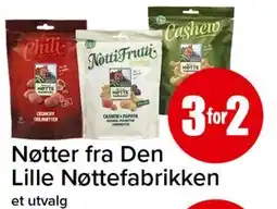 Spar Nøtter fra Den Lille Nøttefabrikken tilbud