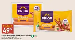 Coop Mega Prior kyllingwiener/grillpølse tilbud