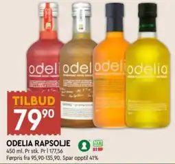 Coop Mega Odelia Rapsolje tilbud