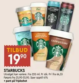 Coop Mega STARBUCKS tilbud