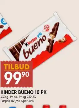 Coop Mega KINDER BUENO 10 PK tilbud
