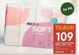 Coop Mega COOP TOALETTPAPIR NICE & SOFT 24 PK tilbud