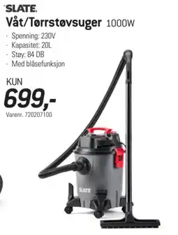 Thansen Slate Våt/Tørrstøvsuger tilbud