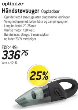 Thansen Håndstøvsuger tilbud