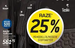 Thansen Raze Stoffmatter tilbud