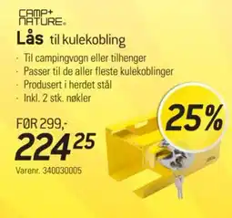 Thansen Camp+ Nature Lås til kulekobling tilbud