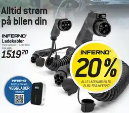 Thansen Inferno ladekabler tilbud