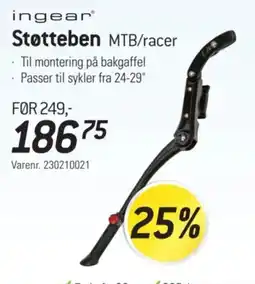 Thansen ingear Støtteben MTB/racer tilbud