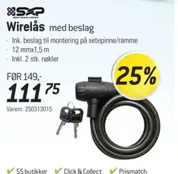 Thansen Sxp wirelås med beslag tilbud