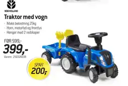 Thansen New Holland Traktor med vogn tilbud