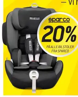 Thansen Sparco bilstoler tilbud