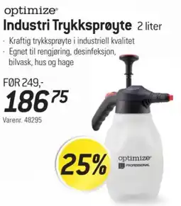Thansen Optimize industri trykksprøyte tilbud