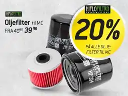 Thansen Oljefilter til mc tilbud