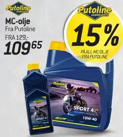 Thansen Putoline MC-olje tilbud