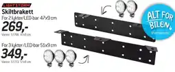 Thansen Lightstorm skiltbrakett tilbud