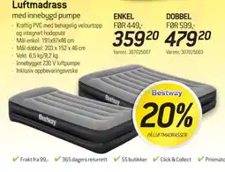 Thansen Bestway luftmadrass tilbud
