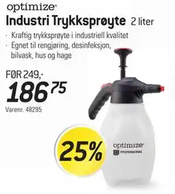 Thansen optimize Industri Trykksprøyte tilbud
