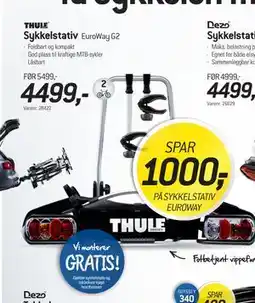 Thansen THULE Sykkelstativ EuroWay G2 tilbud