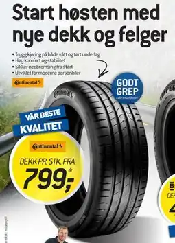 Thansen Continental DEKK tilbud
