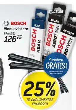 Thansen BOSCH Vindusviskere tilbud