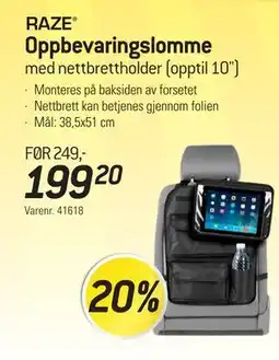 Thansen RAZE Oppbevaringslomme tilbud