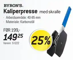 Thansen Kaliperpresse med skralle tilbud
