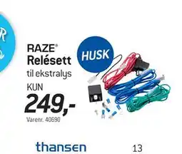 Thansen Relésett tilbud