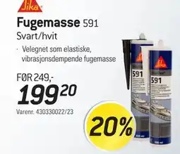 Thansen Sika Fugemasse 591 tilbud