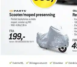 Thansen Scooter/moped presenning tilbud