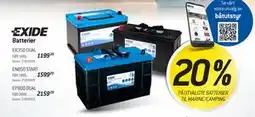 Thansen EXIDE Batterier tilbud