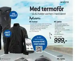 Thansen MC-jakke tilbud