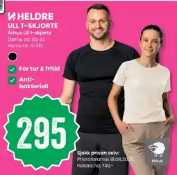 Sport Outlet Heldre ull t-skjorte tilbud