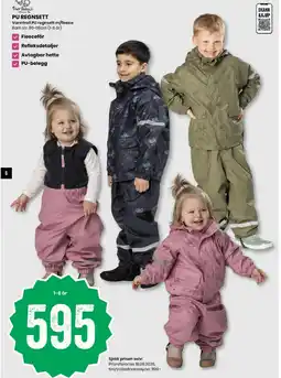 Sport Outlet Tinytroll PU regnsett tilbud