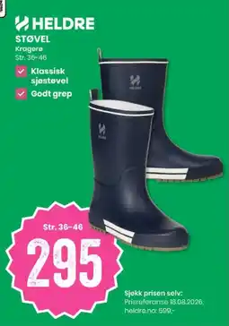 Sport Outlet Heldre støvel tilbud