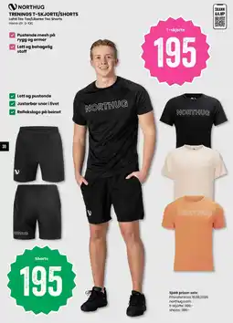 Sport Outlet Northug trenings t-skjorte/shorts tilbud