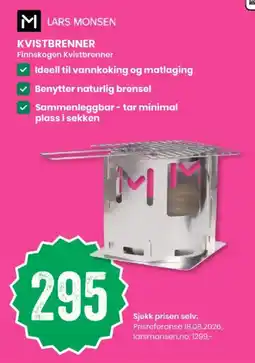 Sport Outlet Lars Monsen Kvistbrenner tilbud