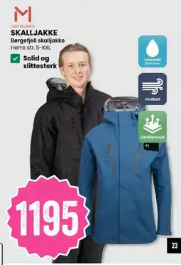 Sport Outlet Lars Monsen skalljakke tilbud