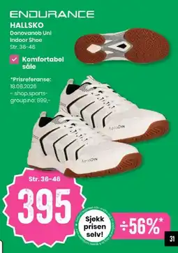 Sport Outlet Endurance Hallsko Donovanob Uni tilbud