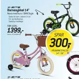 Thansen Barnesykkel 14 tilbud