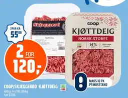 Coop Obs Coop kjøttdeig tilbud