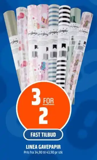 Coop Obs Linea gavepapir tilbud