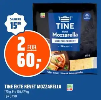 Tine ekte revet mozzarella
