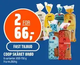 Coop Obs Coop skåret brød tilbud