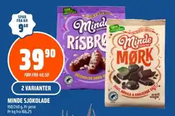 Coop Obs Minde sjokolade tilbud