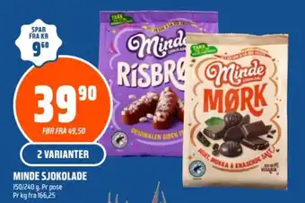 Minde sjokolade